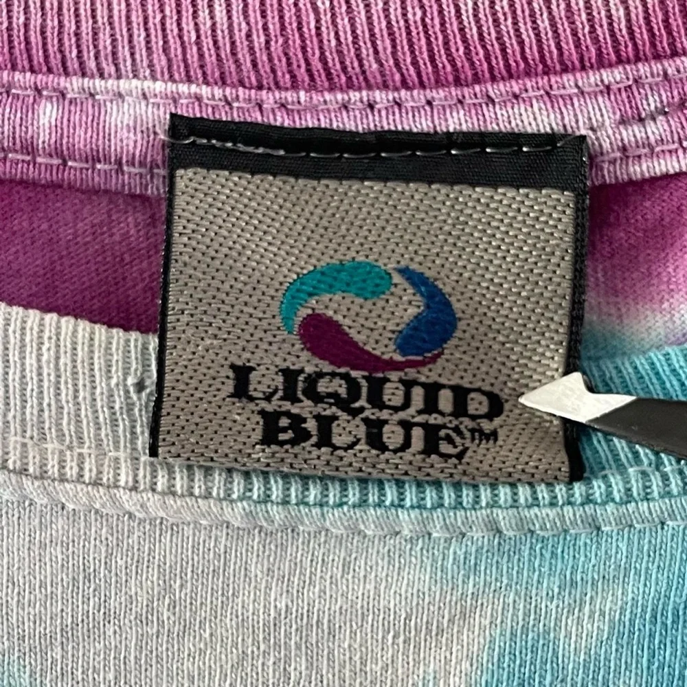 Vintage Grateful Dead Bertha Liquid Blue Tie Dye Long Sleeve T-shirt - Picture 5 of 6